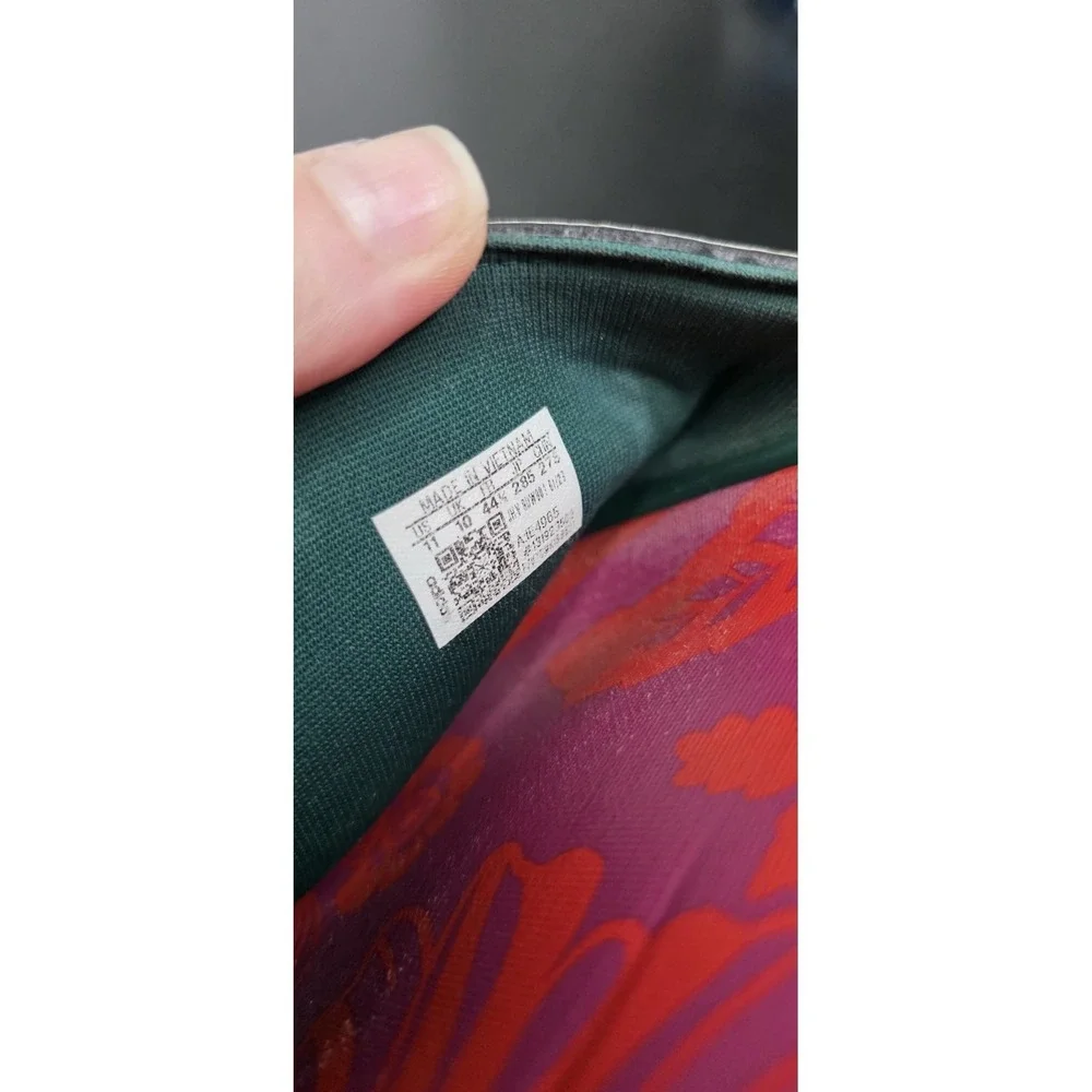 Adidas Adilette Comfort Slide‎ 'Floral - Bahia Magenta' Mens 11 Pink Slip On EUC